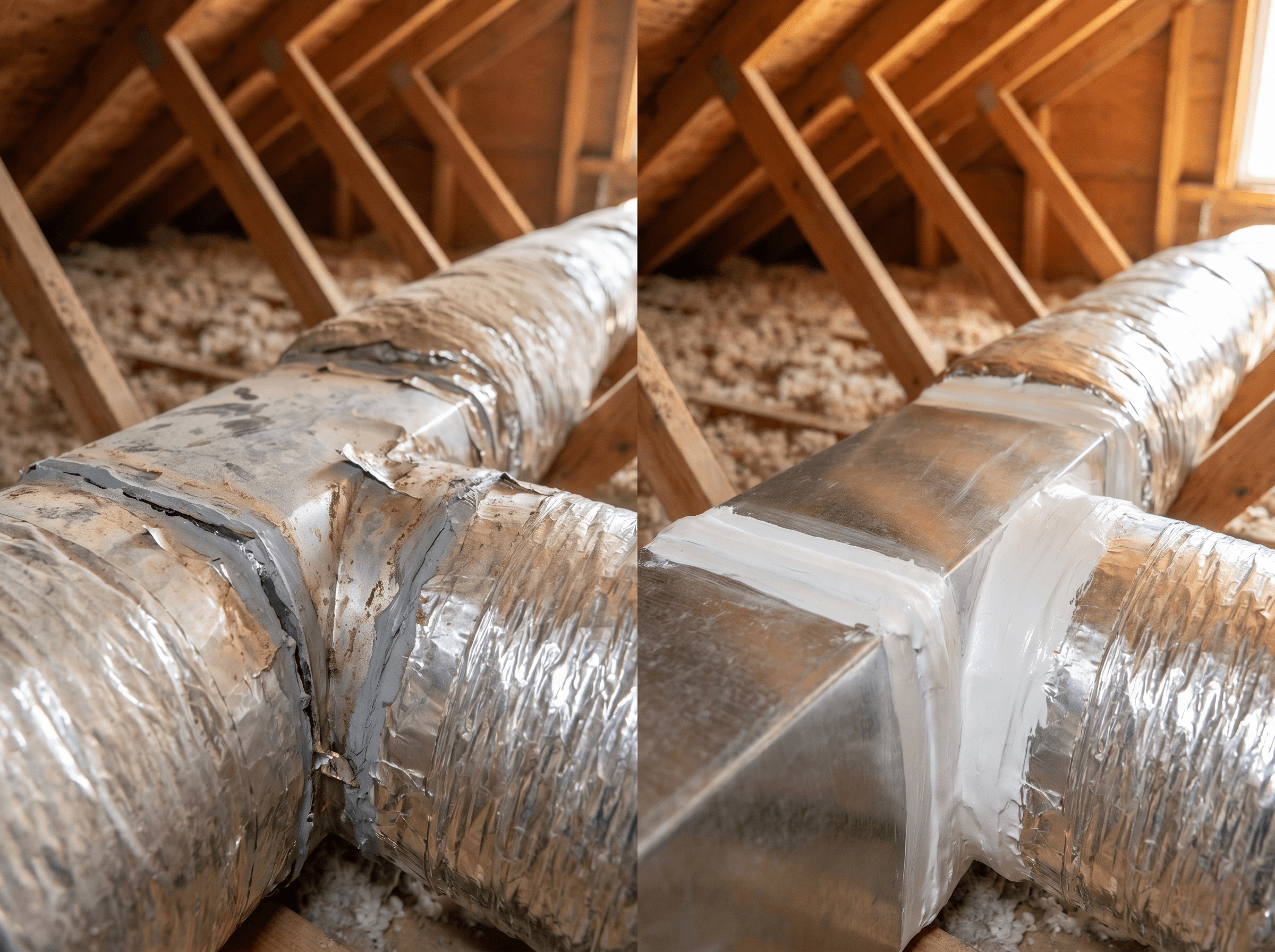 Duct sealing project